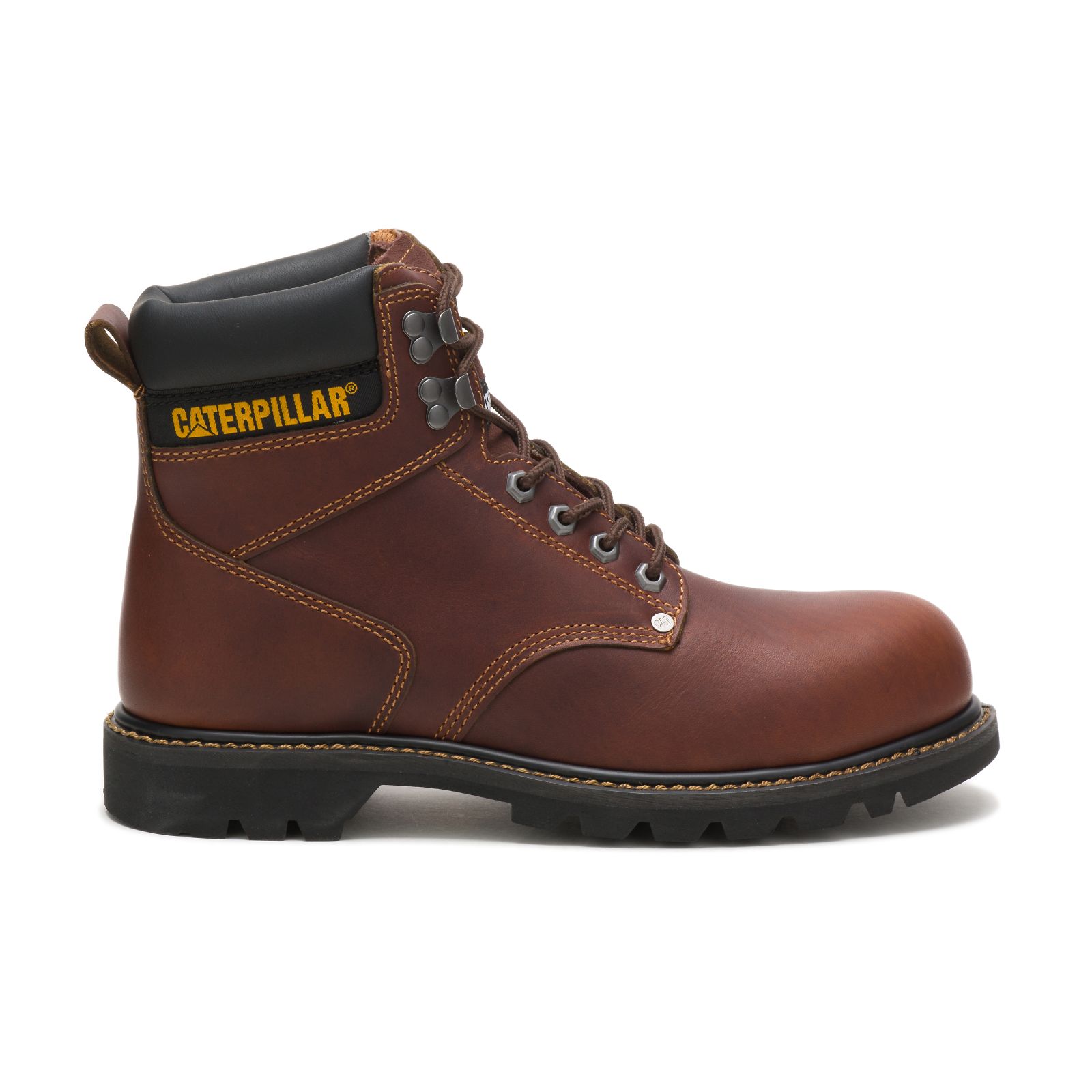 Caterpillar Work Boots Dubai - Caterpillar Second Shift Steel Toe Mens - Brown LQFHMR571